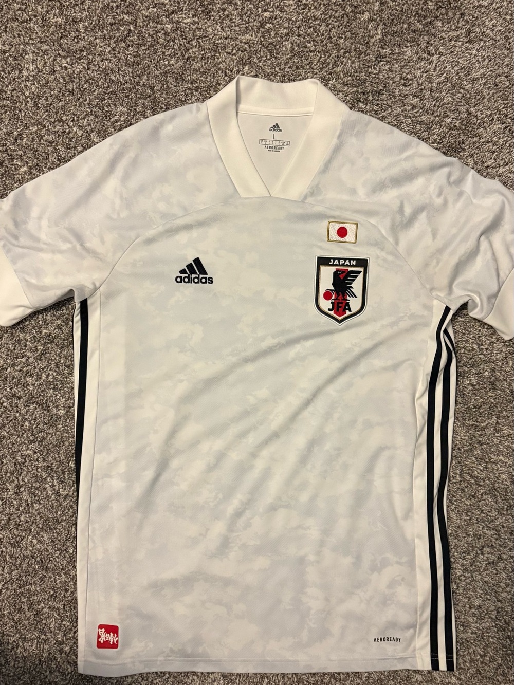 adidas Japan National Team Home Jersey - White & Black Accents